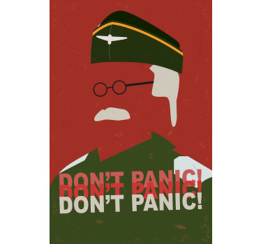 Don't panic custom t-shirt - TenStickers