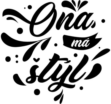 Hudobné tričko Ona má štýl - Tenstickers