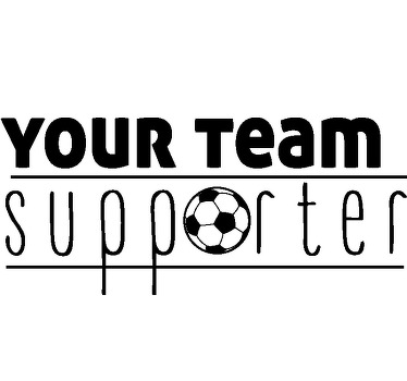Football Supporters T-shirts with name - TenStickers