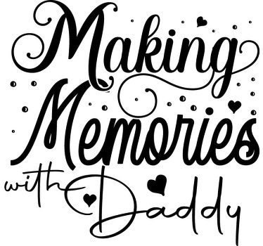 Making memories T-shirts with name - TenStickers