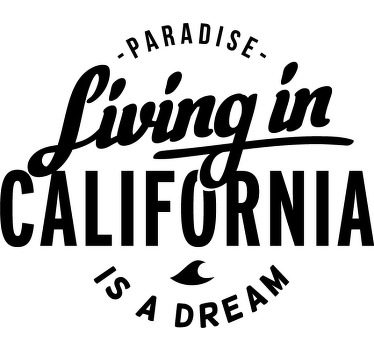 Camiseta "California es un sueño" - TenVinilo