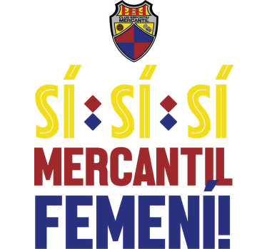 Camiseta Sí Sí Sí Mercantil FEMENÍ - CE Mercantil - TenVinilo