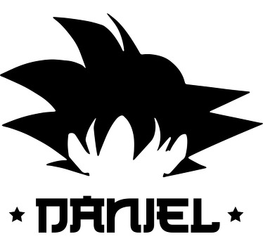 Camisetas con nombre Goku personalizable - TenVinilo