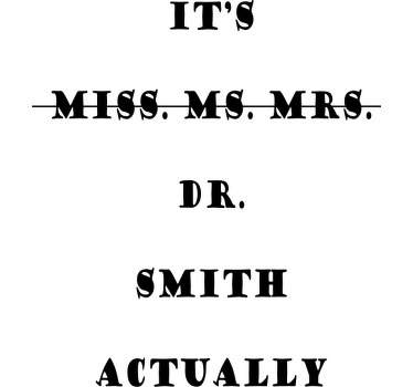 Dr Graduate Text T-shirts with name - TenStickers