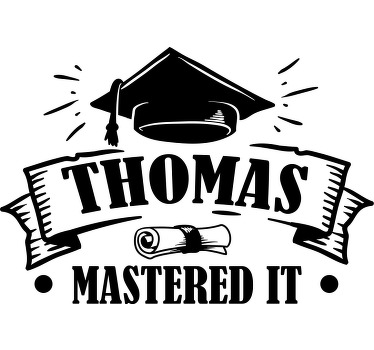 Mastered It T-shirts with name - TenStickers