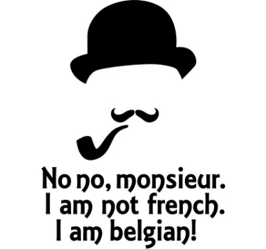 T-shirt personnage Hercule Poirot - TenStickers