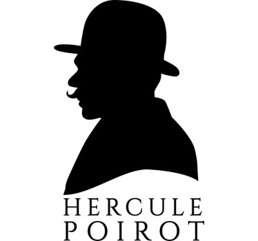 Hercule Poirot Silhouette custom t-shirt - TenStickers