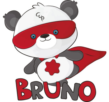 superpanda  T-shirts with name - TenStickers