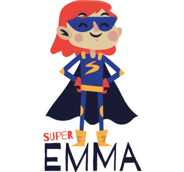 Super bror og søster T-shirts med navn - TenStickers