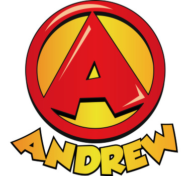 Super initial letter T-shirts with name - TenStickers