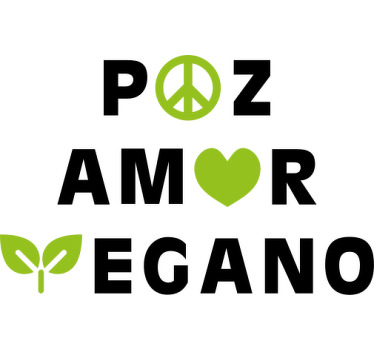 Camiseta con texto vegana para todo - TenVinilo