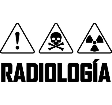 Original camiseta de radiología - TenVinilo