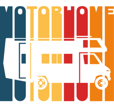 Camiseta vintage motorhome - TenVinilo