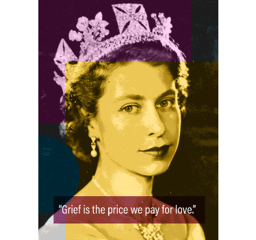 Queen Elizabeth Quote t-shirt - TenStickers