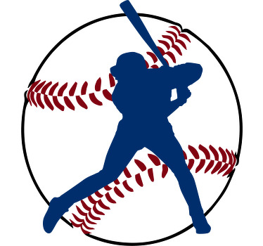 honkballer slagman t-shirt - TenStickers