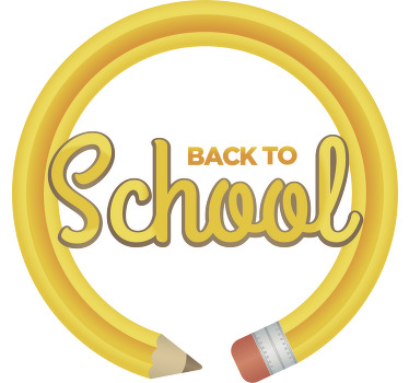 Back to school kinderen t-shirt - TenStickers