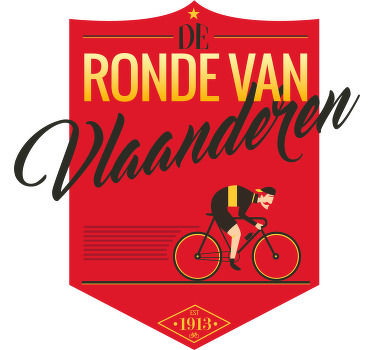 Ronde van vlaanderen shirt - TenStickers