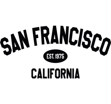 Sweat San Francisco - California - TenStickers
