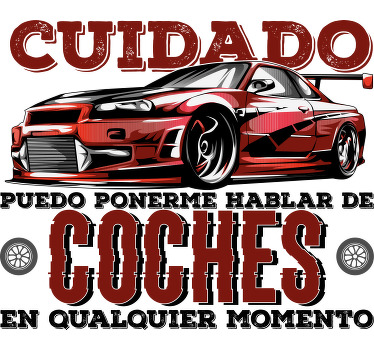 Camiseta hablar de coches - TenVinilo