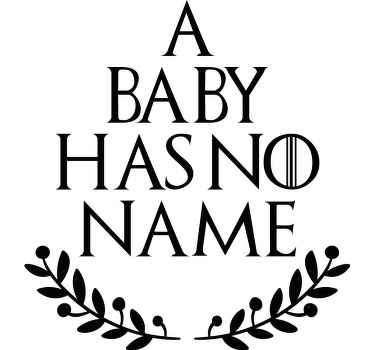 Camiseta de bebé body bebé has no name - TenVinilo