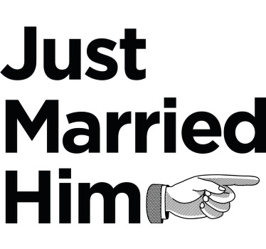 Camisetas parejas just married duo - TenVinilo