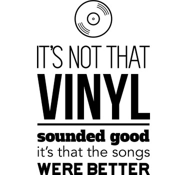 Camiseta música play better songs - TenVinilo