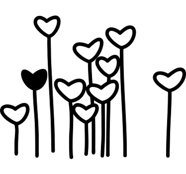 Camiseta flores amorosas - TenVinilo