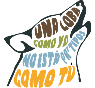 Camiseta una loba como yo - TenVinilo