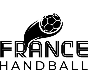 T-shirt de handball français - TenStickers