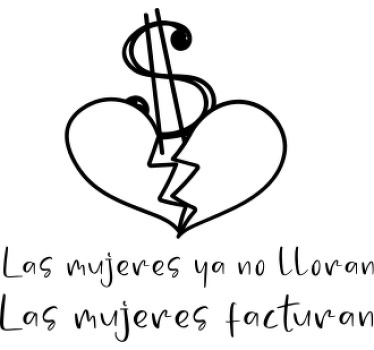 camiseta las mujeres facturan - TenVinilo