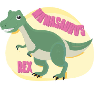 妈妈龙霸王龙母亲节 t 恤 - TenStickers