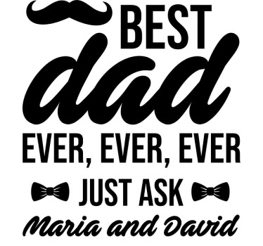 T Shirt Vatertag der beste Vater - TenStickers