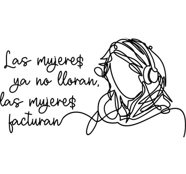 Camiseta mujeres Facturan - TenVinilo