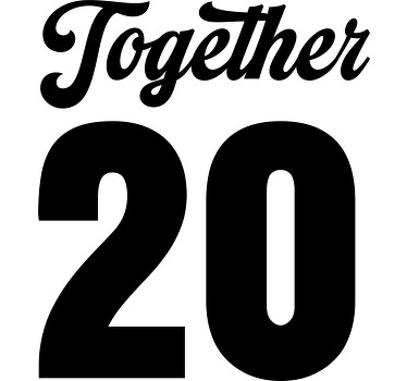 Partner Pullover Hoodie zusammen seit... - TenStickers