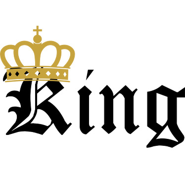 Partner Pullover King and Queen - TenStickers