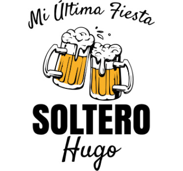 Camisetas con nombre Última fiesta - TenVinilo