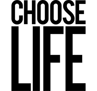 Choose Life custom t-shirt - TenStickers