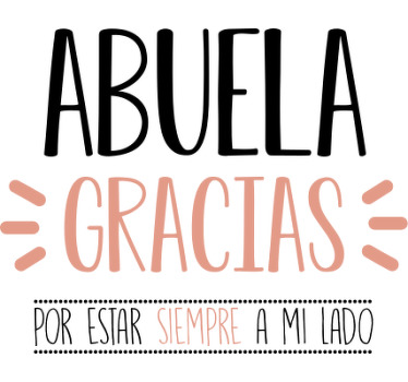 Camiseta ¡Gracias abuela! - TenVinilo