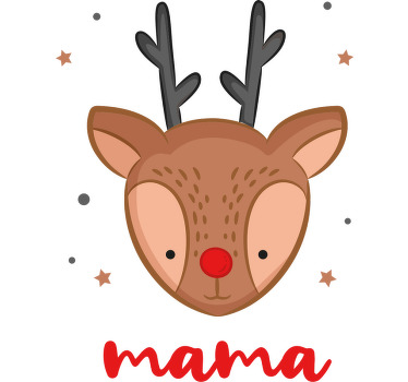 Tilpassbar julereinReinene er utstyrt med et stort utvalg av tilp - Tenstickers