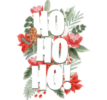 Ho ho ho! jule t-skjorte - Tenstickers