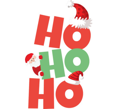 Ho Ho Ho jule t-skjorte - Tenstickers