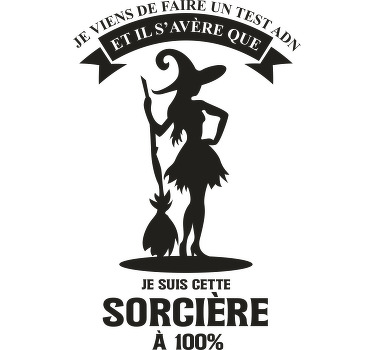 T-shirts je suis cette sorcière - TenStickers
