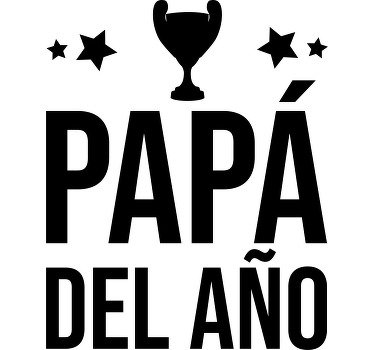 Sudadera texto papá del año - TenVinilo