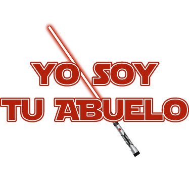 Camisetas yo soy tu abuelo y yo soy tu nieto - TenVinilo