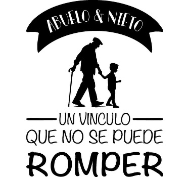 Camiseta vínculo eterno abuelos y nietos - TenVinilo