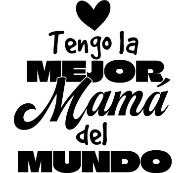 Body bebé Día Madre "mejor mamá del mundo" - TenVinilo