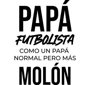 Camiseta divertida papá molón - TenVinilo