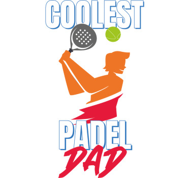 coolest paddle dad custom t-shirt - TenStickers