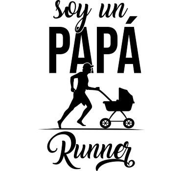Camiseta soy un papá runner - TenVinilo
