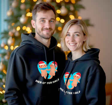 Pärchen T Shirts sie und seine otterhälfte - TenStickers